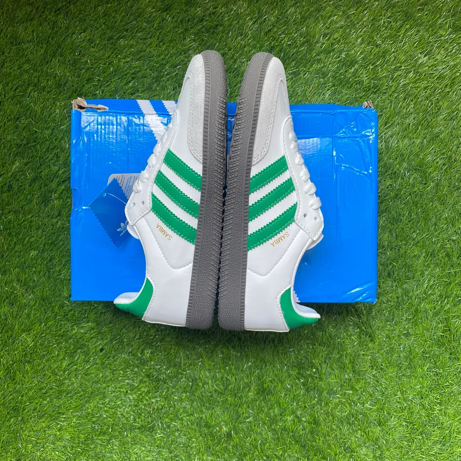 Adidas Samba OG Brancas Verdes | Tamanho 39 | Novas | Com Caixa – photo 6